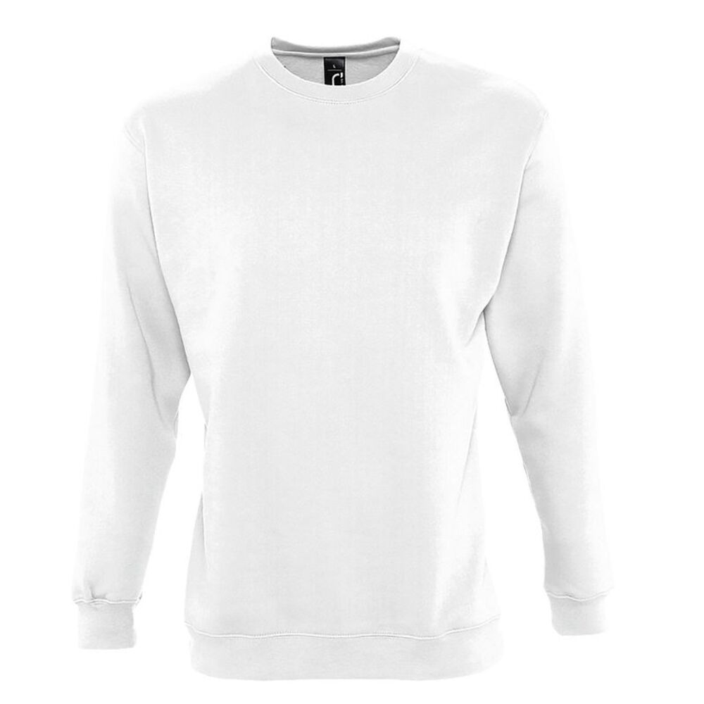 SOLS Unisex Supreme Sweatshirt / White